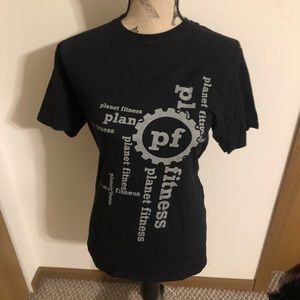 Black planet fitness t shirt